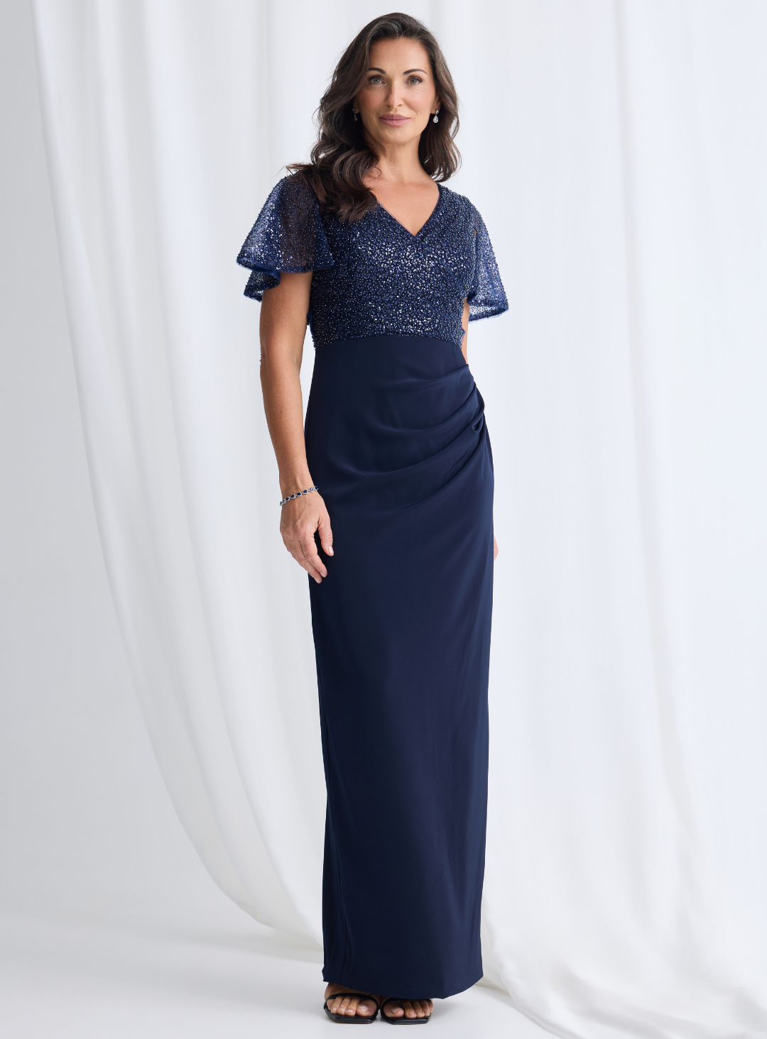 Joyce Beaded Pencil Dress