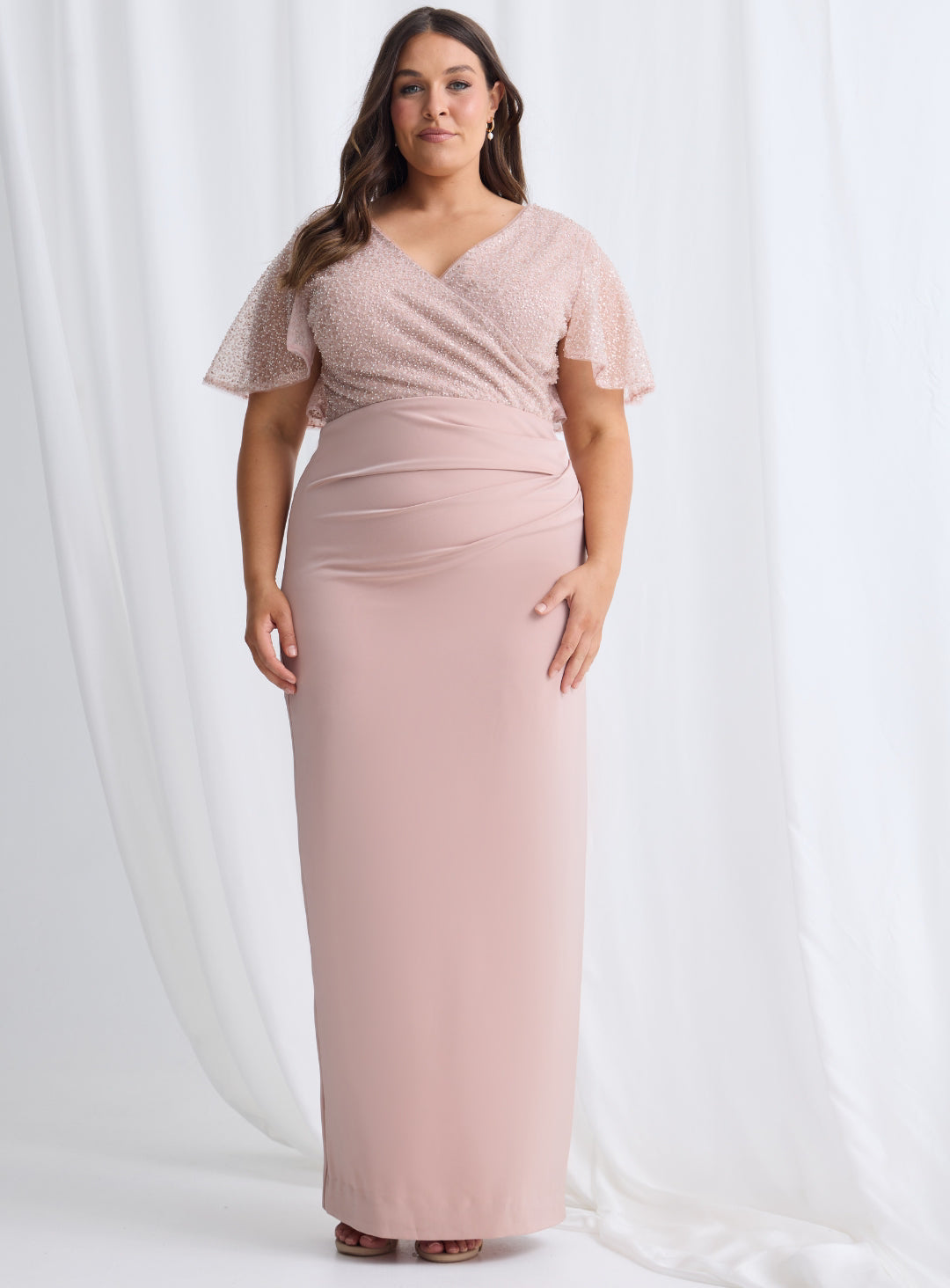 Joyce Beaded Pencil Dress