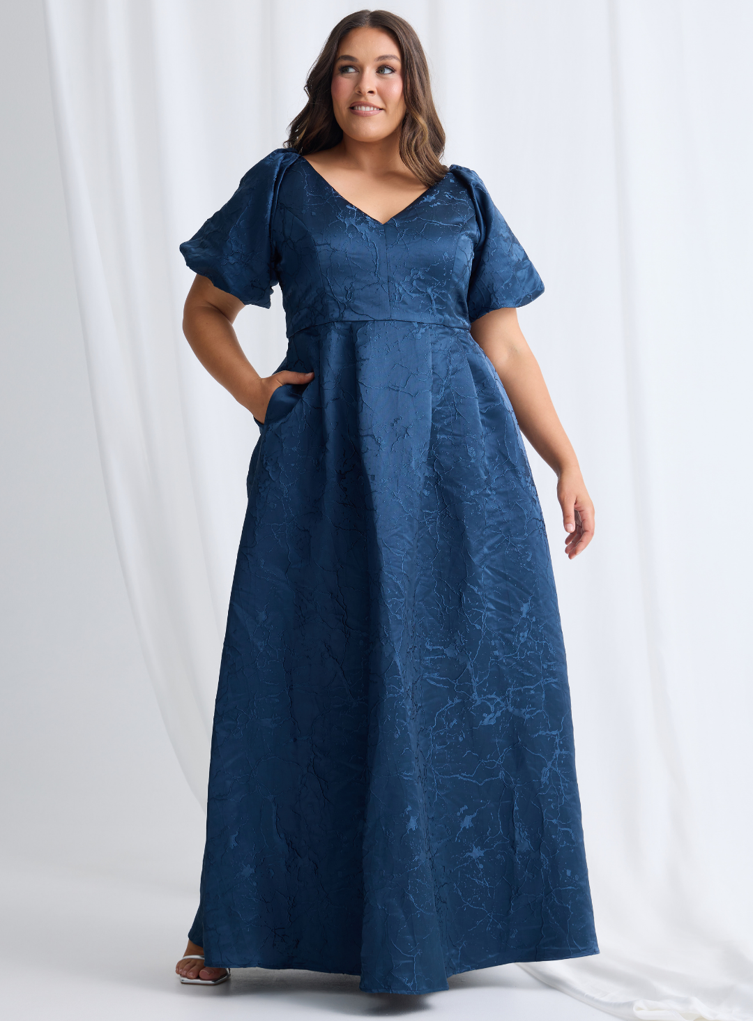 Sophia Puff Sleeve Maxi