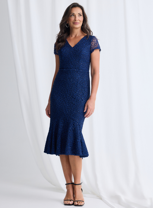 Stasia Fluted Midi