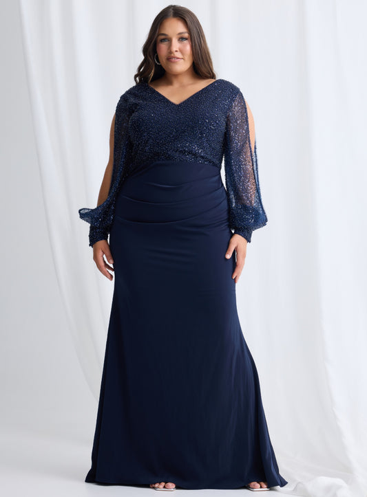 Lois Sleeved Gown