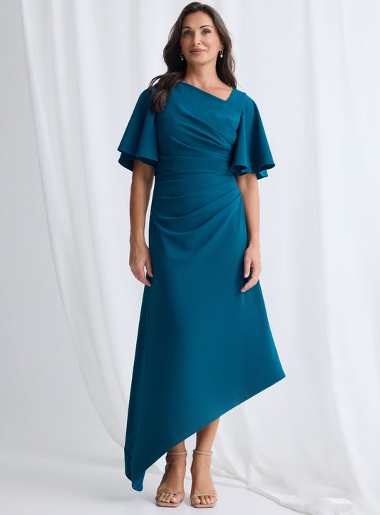 Martha Asymmetric Hem Dress