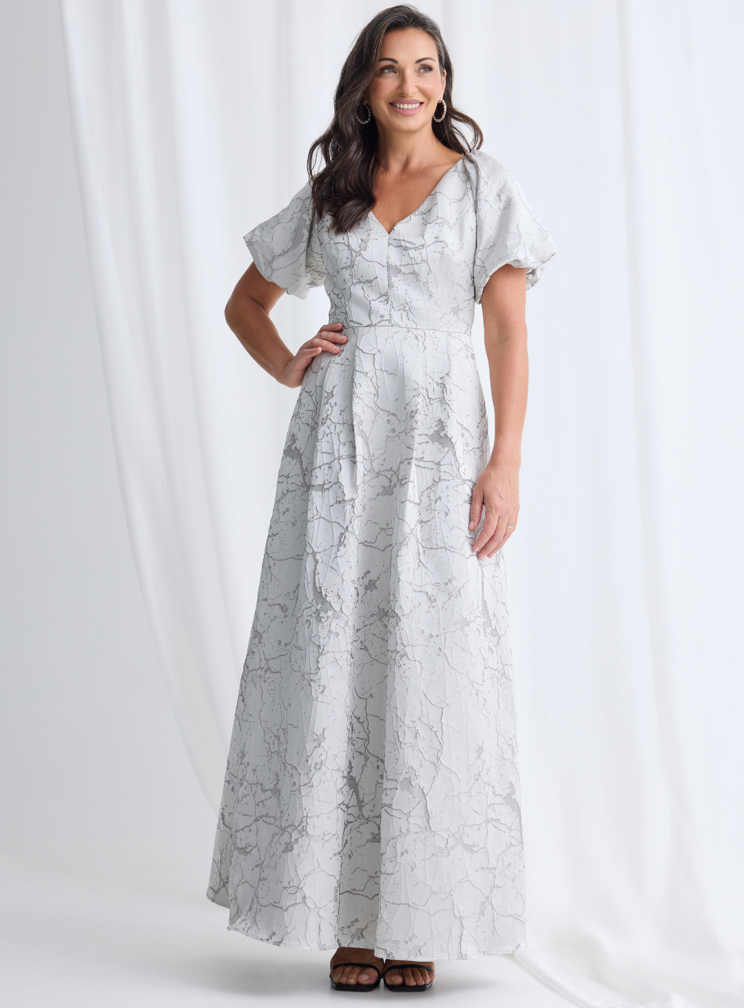 Sophia Puff Sleeve Maxi