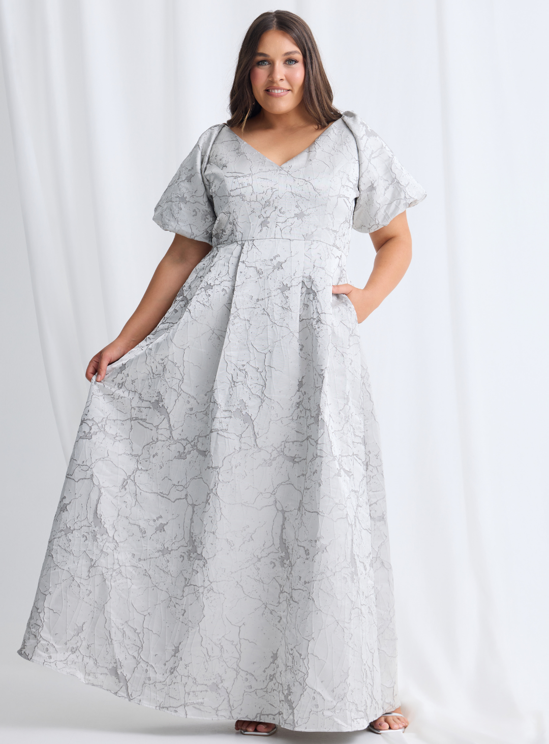 Sophia Puff Sleeve Maxi